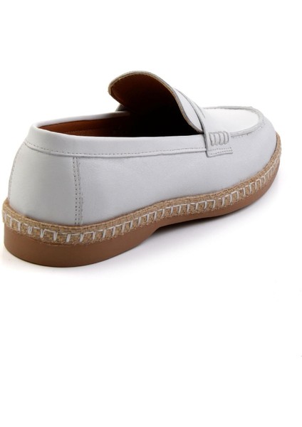 Beyaz Leather Erkek Espadril E01079709003 modelleri