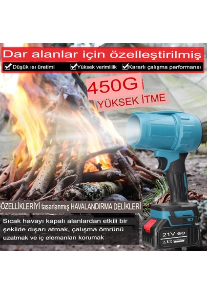 Megamax Turbofan Yüksek Güçlü Jet Fan Lityum Şiddetli Çok Fonksiyonlu Araba Kurutma Toz Üfleyici fırsatları