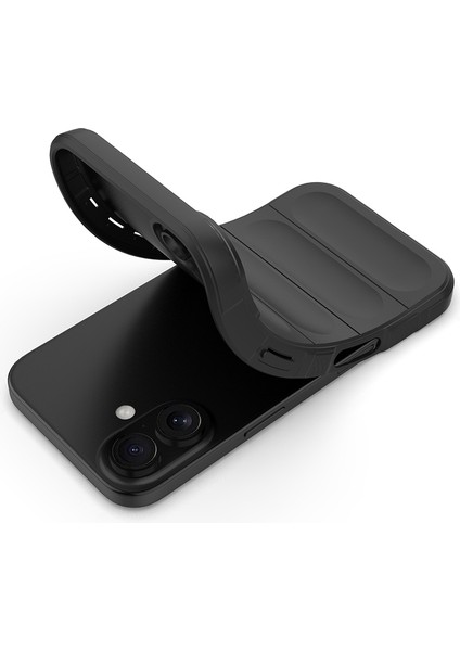 iPhone 16 Kılıf Esnek TPU Oyuklu Arka Yüzey Tasarımlı Zore Etnik Silikon Kapak + Hayalet Ekran Koruyucu fırsatları