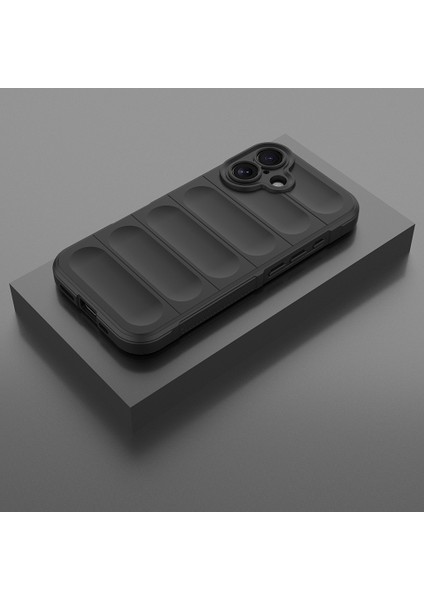 iPhone 16 Kılıf Esnek TPU Oyuklu Arka Yüzey Tasarımlı Zore Etnik Silikon Kapak + Hayalet Ekran Koruyucu indirimleri
