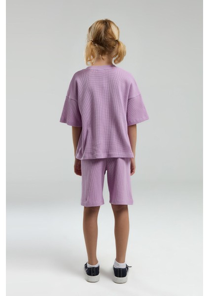 Kız Çocuk Mor Bermuda Takım fırsatları