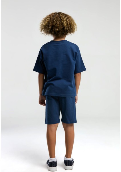 Erkek Çocuk Mavi Bermuda Takım indirimleri