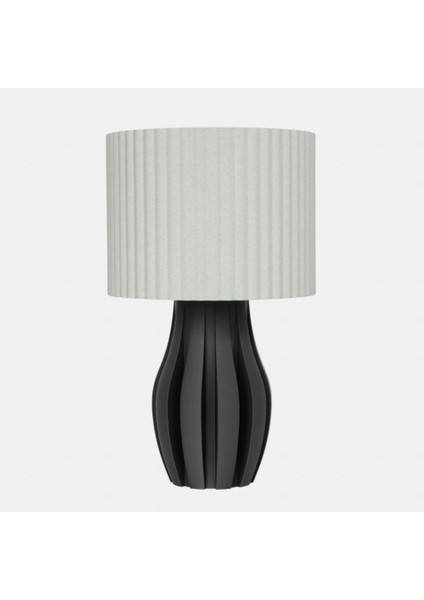 Orbis Abajur - Granit Başlıklı | Minimalist - Şık | Masa - Gece Lambası