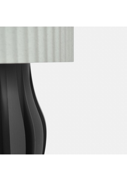 Orbis Abajur - Granit Başlıklı | Minimalist - Şık | Masa - Gece Lambası