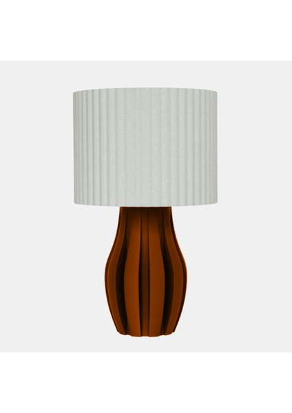 Orbis Abajur - Granit Başlıklı | Minimalist - Şık | Masa - Gece Lambası