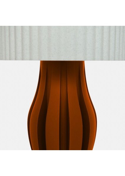 Orbis Abajur - Granit Başlıklı | Minimalist - Şık | Masa - Gece Lambası