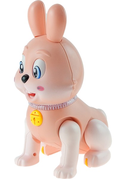 Oyuncak Tavşan Işıklı Sesli Hareketli Sevimli Tavşan 20 cm