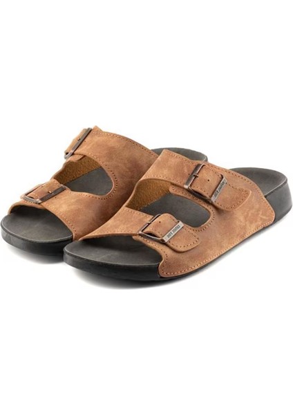 Delhi 4 Mevsim Anatomik Taban Çift Tokalı Ayarlanabilir Erkek Terlik 5002 fiyatları