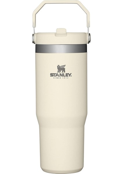 The Iceflow Flip Straw 2.0 Pipetli Termos Bardak 0,89 Lt Cream