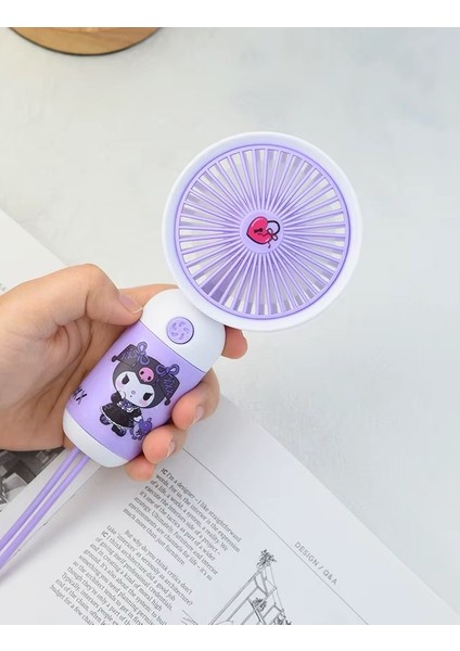 Yeni Şarjlı Masaüstü ve El Fanı Telefon Standlı ve Kalemtıraşlı Mini Vantilatör