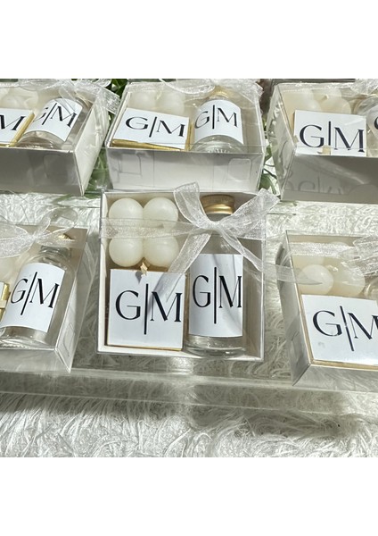 Söz Nişan Kına Düğün Doğum Günü Mevlüt Kolonya Mum Çikolata Hediye Seti 10 Adet