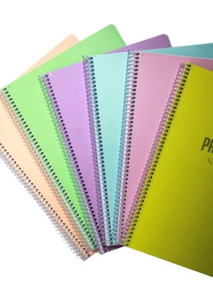 A4 72 Yaprak Pastoral Spiralli Plastik Kapak Defter modelleri