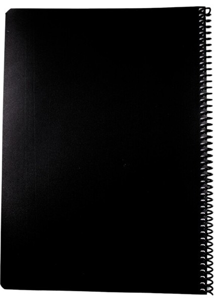Flex A4 80 Yaprak Çizgisiz Spiralli Plastik Neon Kapak Defter Siyah fırsatları