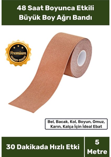 Isıı Bandı Hızlı Etkili Büyük Boy Kas Bel Bacak Kol Boyun Sırt Omuz Karın Kalça 5cm x 5m fiyatları