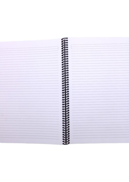 Flex A4 120 Yaprak Çizgili Spiralli Plastik Neon Kapak Defter