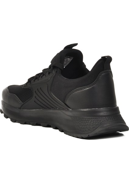 Siyah Fileli Erkek Spor Ayakkabı 25106 M fırsatları