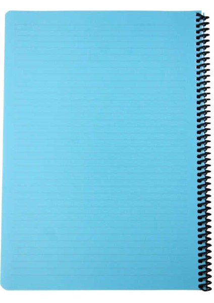 Mynote Flex A4 72 Yaprak Çizgili Spiralli Plastik Kapak Defter Pastel
