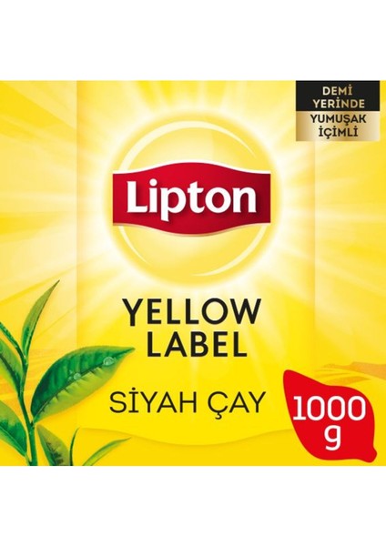 Yellow Label Dökme Siyah Çay 1000 gr x 3 Adet