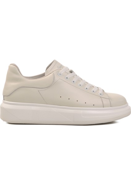 Beyaz Hakiki Deri Erkek Sneaker 152-21028 M modelleri
