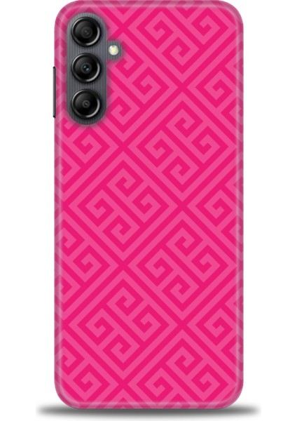 Samsung Galaxy A14 Kılıf Hd Baskılı - Pembe Mozaik