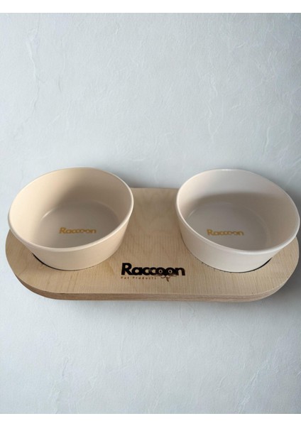 Raccoon Zeus 16 cm Çift Tablalı Beyaz