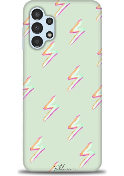 Samsung Galaxy A13 4g Kılıf Hd Baskılı - Şimşekler