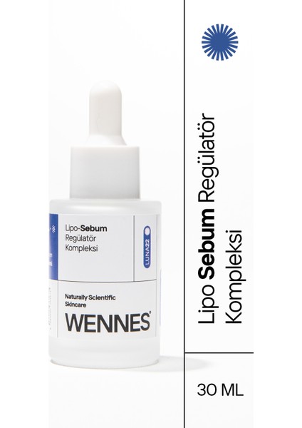 Lipo-Sebum Regülatör Kompleksi Serum | Akne,siyah Nokta ve Gözenek Karşıtı Bha + Çörek Otu LUNA22