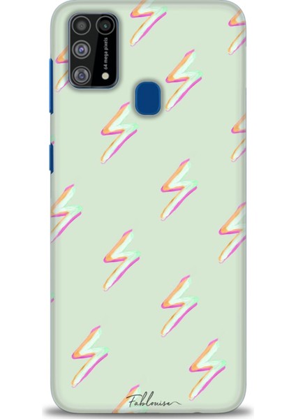Samsung Galaxy M31 Kılıf Hd Baskılı - Şimşekler