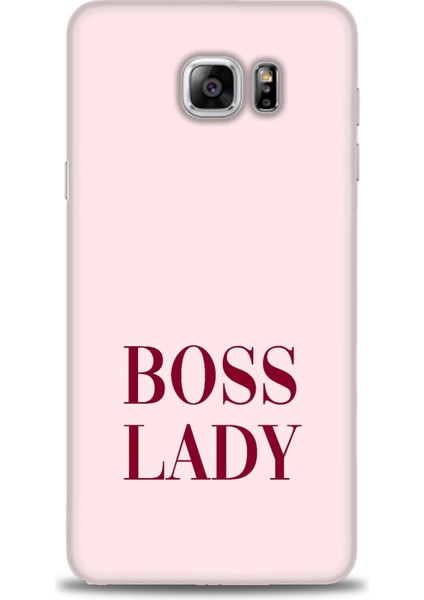 Samsung Galaxy Note 5 Kılıf Hd Baskılı - Boss Lady