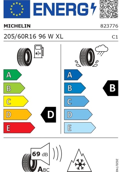 205/60 R16 96W Xlrossclimate + Zp Oto 4 Mevsim Lastiği (Üretim Yılı:2025)