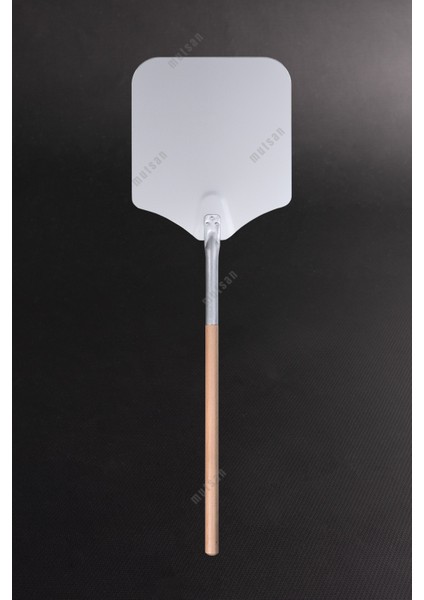 Alüminyum Pizza Fırın Küreği (28 Cm) - Pizza Küreği Alüminyum 28 cm - 65 cm Ahşap Saplı