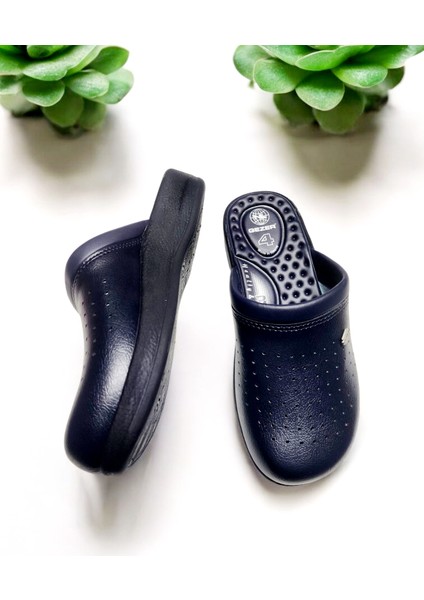 Unisex Lacivert Sabo Ortopedik Doktor Hemşire Iş Terliği fiyatları