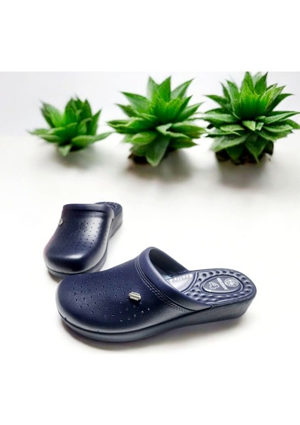 Unisex Lacivert Sabo Ortopedik Doktor Hemşire Iş Terliği modelleri