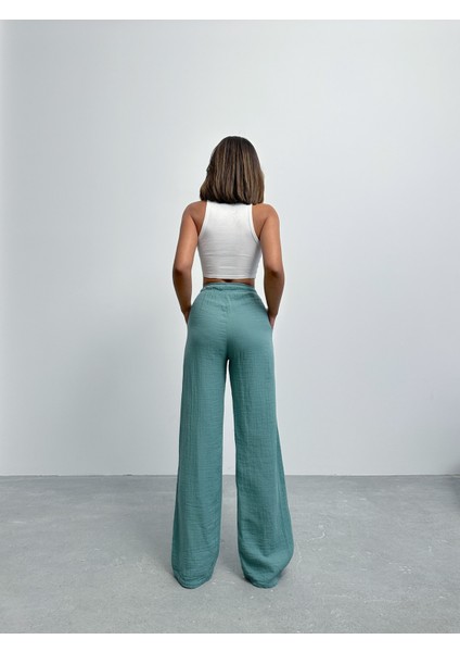 Kadın Müslin Palazzo Pantolon indirimleri
