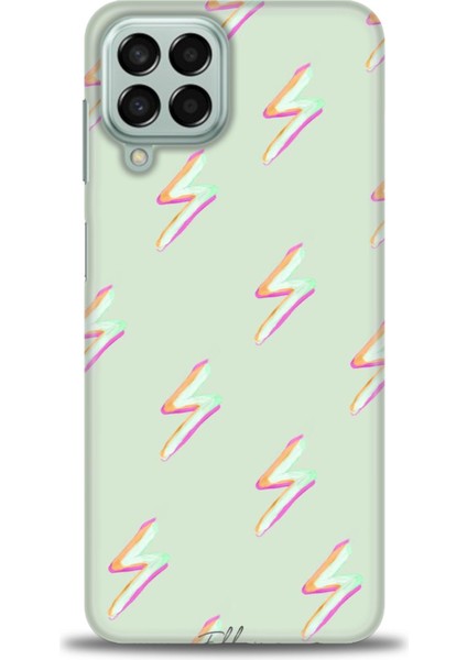 Samsung Galaxy M33 Kılıf Hd Baskılı - Şimşekler