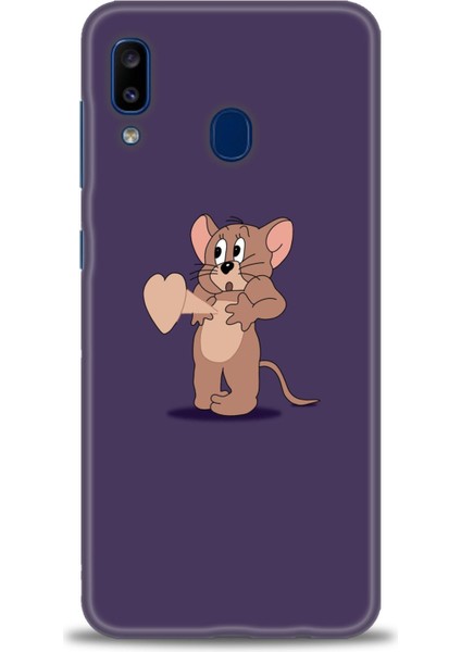 Samsung Galaxy A20 Kılıf Hd Baskılı - Aşık Jerry