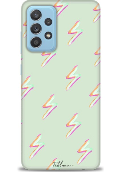 Samsung Galaxy A72 Kılıf Hd Baskılı - Şimşekler