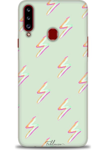 Samsung Galaxy A20S Kılıf Hd Baskılı - Şimşekler