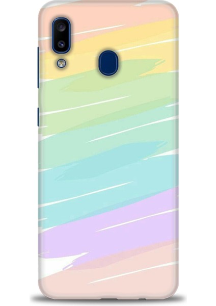 Samsung Galaxy A20 Kılıf Hd Baskılı - Renk Paleti