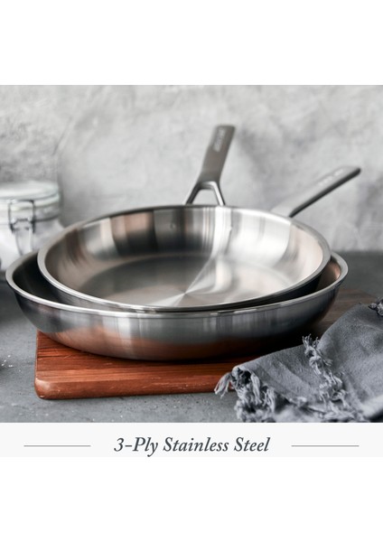 GreenPan Merten & Storck 26-30 cm 3ply Paslanmaz Çelik Kızartma Tava Seti fiyatları