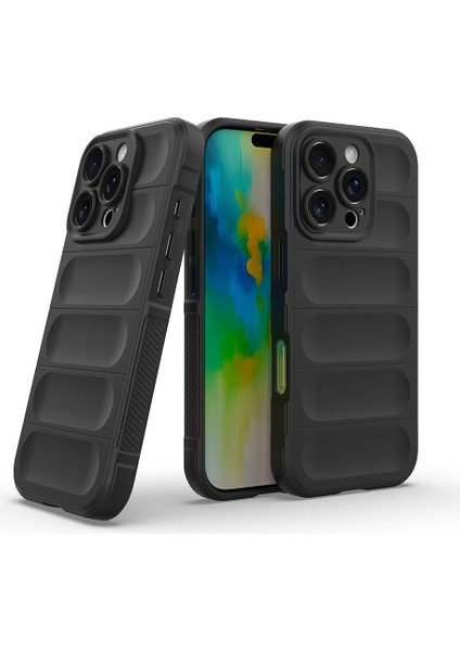 iPhone 16 Pro Kılıf Esnek TPU Oyuklu Arka Yüzey Tasarımlı Zore Etnik Silikon Kapak + Hayalet Ekran Koruyucu fırsatları