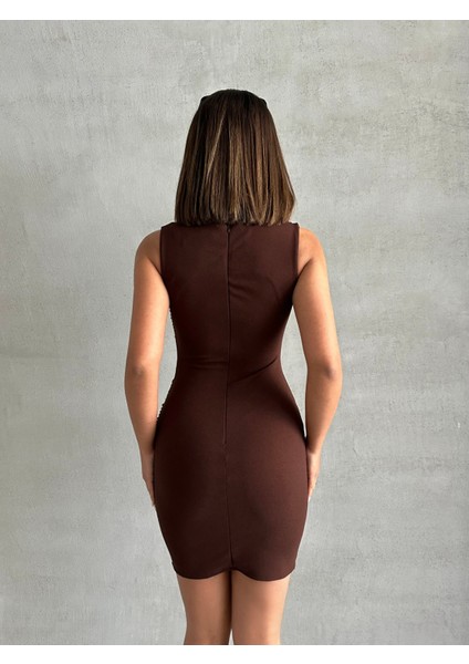 Kadın Drapeli Kolsuz Mini Elbise indirimleri