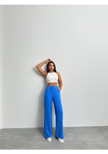 Kadın Müslin Palazzo Pantolon fiyatları