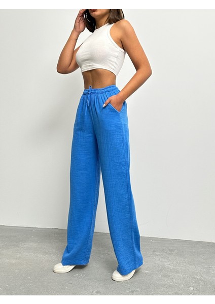 Kadın Müslin Palazzo Pantolon fırsatları