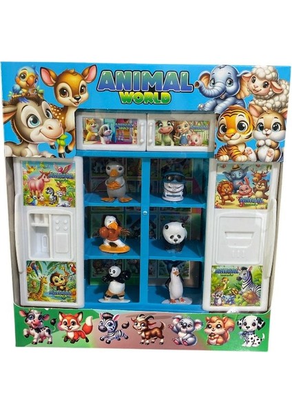 6 Lı Shupkids Dolaplı Mini Fiğürler 0321