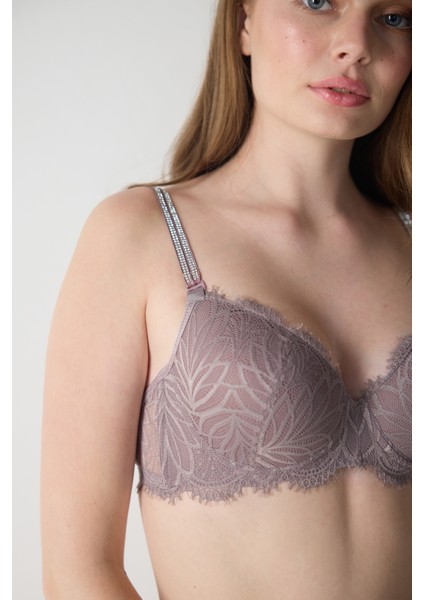 Dantelli Taşlı Sulu Sütyen fiyatları