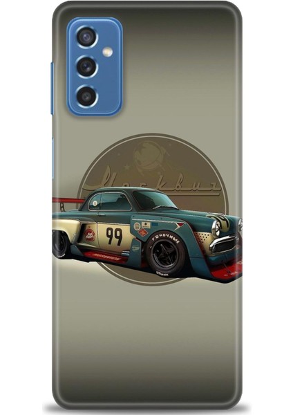 Samsung Galaxy M52 5g Kılıf Hd Baskılı - Klasik Araba