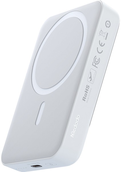 MC-5930 30W Manyetik Wireless 10000 Mah Powerbank - Beyaz