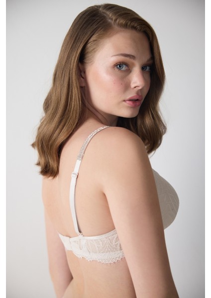 Dantelli Taşlı Sulu Sütyen fiyatları