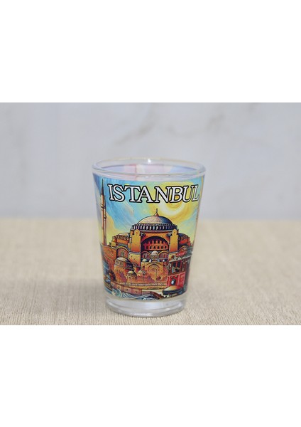 Istanbul Temalı Cam Shot Bardak ALK4356
